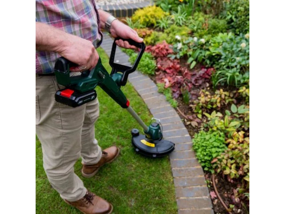 12" Cordless Line Trimmer_Forks Spades & Edging Tools