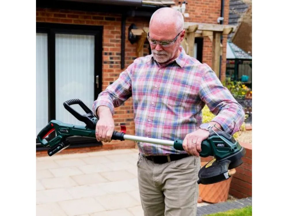 12" Cordless Line Trimmer_Forks Spades & Edging Tools