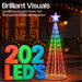 Xmas Haus 3D 1.5m RGB LED Pre-Lit Smart Christmas Tree
