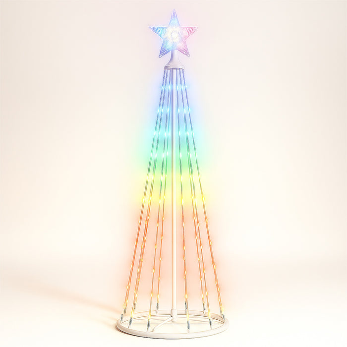 Xmas Haus 3D 1.5m RGB LED Pre-Lit Smart Christmas Tree