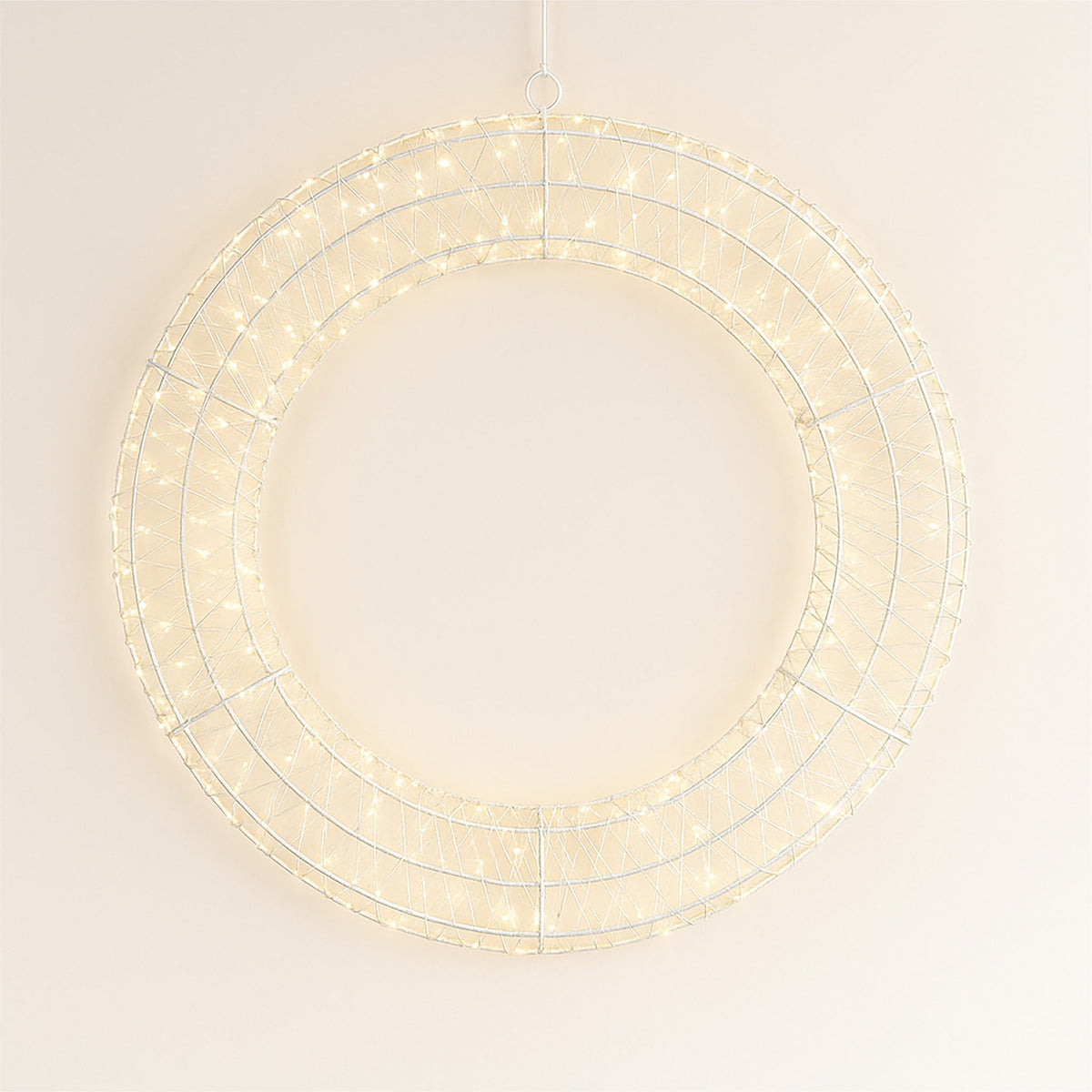 Xmas Haus 2D LED Wreath – Warm or Cool White LEDS – Available in 50cm & 70cm – Indoor/Outdoor Use_Christmas Lights