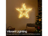 Xmas Haus Outdoor Christmas 100 LEDS Metal Shiny Star - 55cm_Christmas Wreath