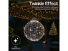 Xmas Haus Micro White and Warm White LEDS Ball - Flash Effect - Available in 3 sizes_Outdoor Christmas Decorations