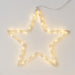 Xmas Haus 25cm LED Star Decorations – Warm White Micro LEDs Battery Operated with Timer_Christmas Lights