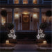Xmas Haus Christmas 3 Star Cluster – 30 Warm White LEDs per Star, Battery Operated with Timer, Outdoor Garden & Patio Decoration_Christmas Lights
