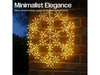 Xmas Haus Christmas Holiday Snowflake - 49CM 180 Warm White LED - 8 Light Functions_Outdoor Christmas Decorations