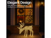 Xmas Haus Christmas Festive Silver Reindeer - 43CM High - 200 Warm White Micro LEDS_Christmas Figure