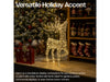Xmas Haus Christmas Festive Silver Deer - 60CM High - 200 Warm White LED_Christmas Figure