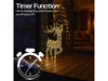 Xmas Haus Christmas Festive Silver Deer - 60CM High - 200 Warm White LED_Christmas Figure