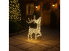 Xmas Haus Christmas Festive Silver Deer - 60CM High - 200 Warm White LED_Christmas Figure