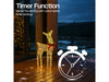 Xmas Haus Christmas Festive Gold Rattan Deer - 74CM High - 250 Warm White LEDS_Christmas Figure