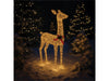 Xmas Haus Christmas Festive Gold Rattan Deer - 108CM High - 350 Warm White LEDS_Christmas Figure