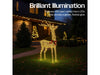 Xmas Haus Christmas Festive Gold Rattan Deer - 127CM High - 450 Warm White LEDS_Christmas Figure