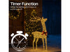 Xmas Haus Christmas Festive Gold Rattan Deer - 127CM High - 450 Warm White LEDS_Christmas Figure
