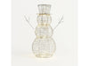 Xmas Haus Christmas Festive Silver Snowman - 60CM High - 330 Warm White Micro LEDS_Christmas Figure