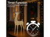 Xmas Haus Christmas Silver Deer - 118cm High - Metal Frame - 600 Warm White Micro LEDS_Christmas Figure