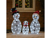 Xmas Haus Christmas Set of 3 Snowmen - total 80 LEDS_Christmas Figure