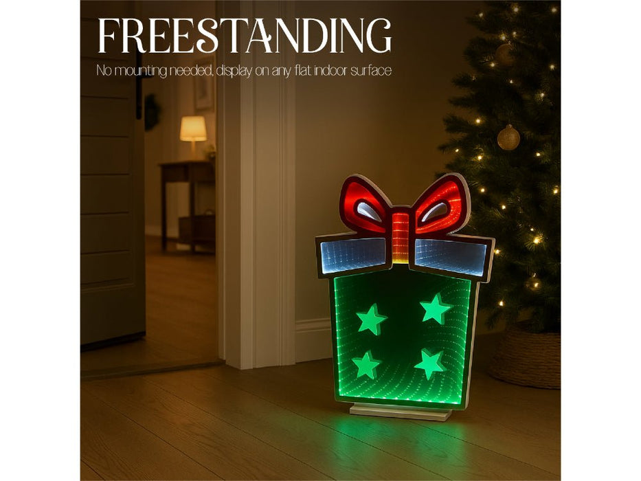 Xmas Haus Giftbox 136 LED Infinity Indoor Christmas Decoration - 56cm High_Indoor Christmas Decorations