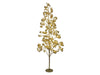 Xmas Haus Outdoor Copper Wire Christmas Tree w/ Gold Balls - Warm White Micro LEDS_Artificial Christmas Trees