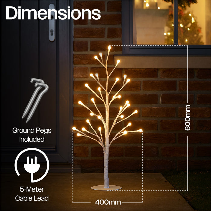 Xmas Haus Pre-Lit Birch-Style LED Tree