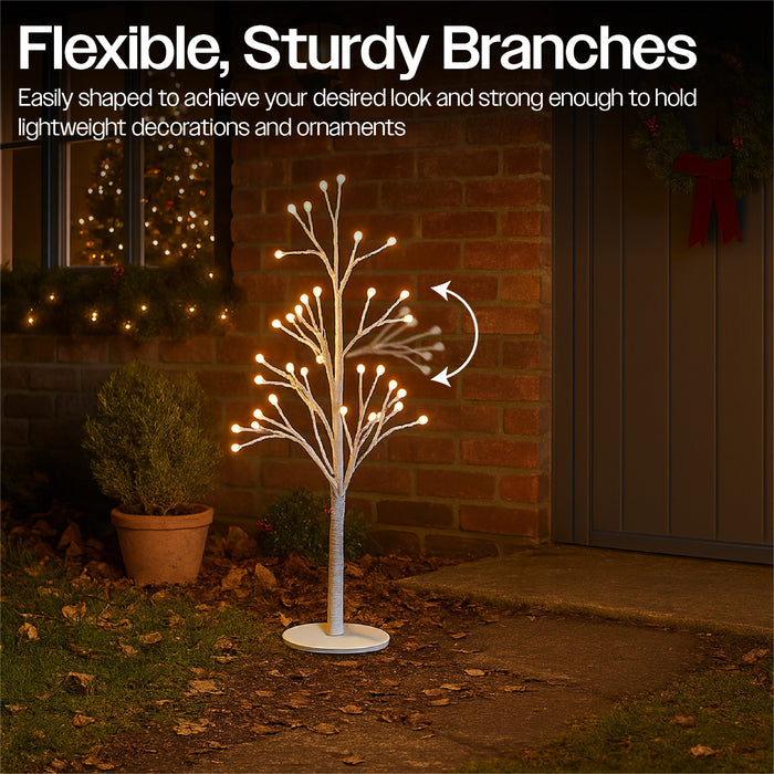 Xmas Haus Pre-Lit Birch-Style LED Tree