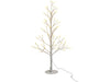 Xmas Haus Pre - Lit Birch - Style Tree with Warm White and White Ball Diffuser LEDs & 8 Lighting Modes Available in 5 Sizes_Artificial Christmas Trees