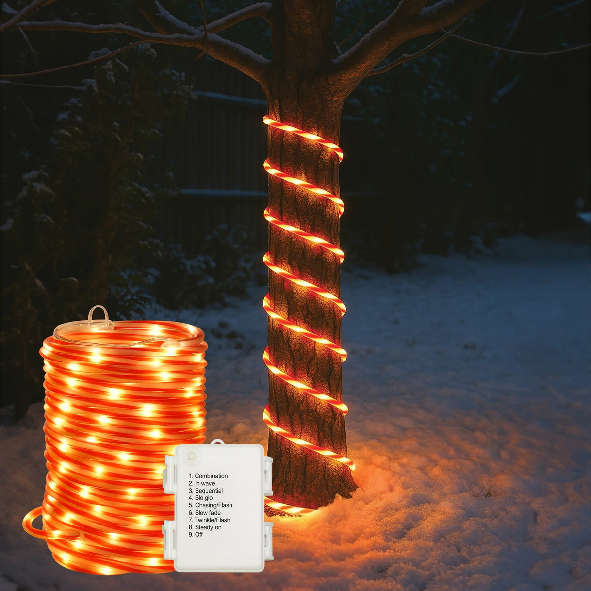 Xmas Haus 10M Festive Christmas Candy Tube Light_Christmas Lights
