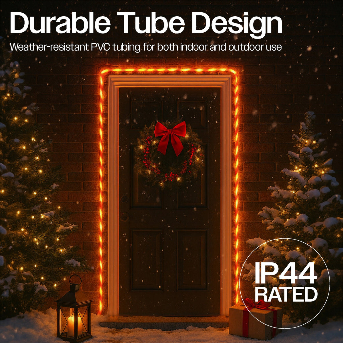 Xmas Haus 10M Festive Christmas Candy Tube Light_Christmas Lights