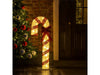 Xmas Haus Christmas Outdoor Fabric Candy Cane Light - Warm White LEDS - 2 Sizes Available_Christmas Figure