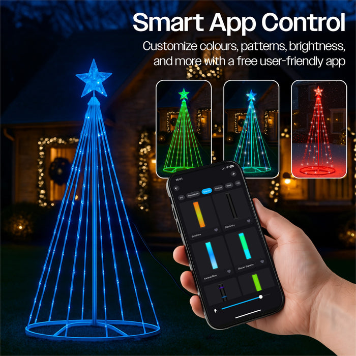 Xmas Haus Christmas Star Tree RGB LED
