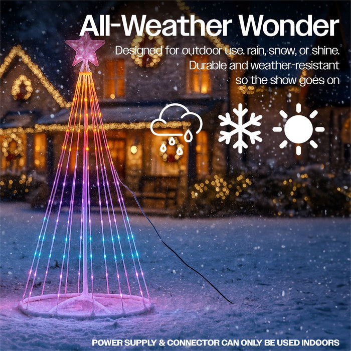 Xmas Haus Christmas Star Tree RGB LED
