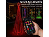 Xmas Haus Cone Tree RGB APP Control 2.4 M - 18 Strings - 804 LEDS_Artificial Christmas Trees