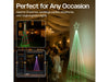 Xmas Haus Cone Tree RGB APP Control 2.4 M - 18 Strings - 804 LEDS_Artificial Christmas Trees