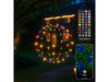 Xmas Haus Black Foldable Ball Light Multicolour RGB LEDS - Remote or APP controlled_Indoor Christmas Decorations