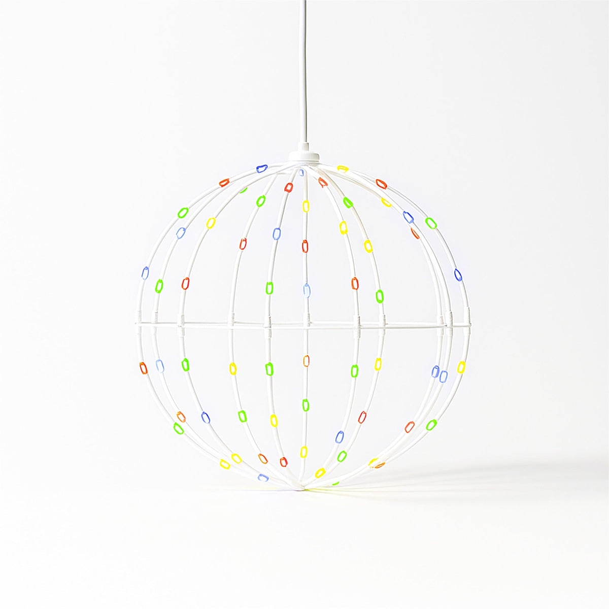 Xmas Haus White Foldable Ball Light – Multicolour RGB LEDs with Remote & App Control_Indoor Christmas Decorations