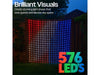Xmas Haus RGB LED Mesh Net Light 1.8m x 1.8m 579 Led - Smart Pix App Controlled_Christmas Lights