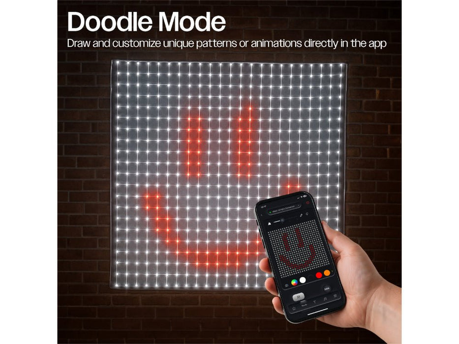 Xmas Haus RGB LED Mesh Net Light 1.8m x 1.8m 579 Led - Smart Pix App Controlled_Christmas Lights