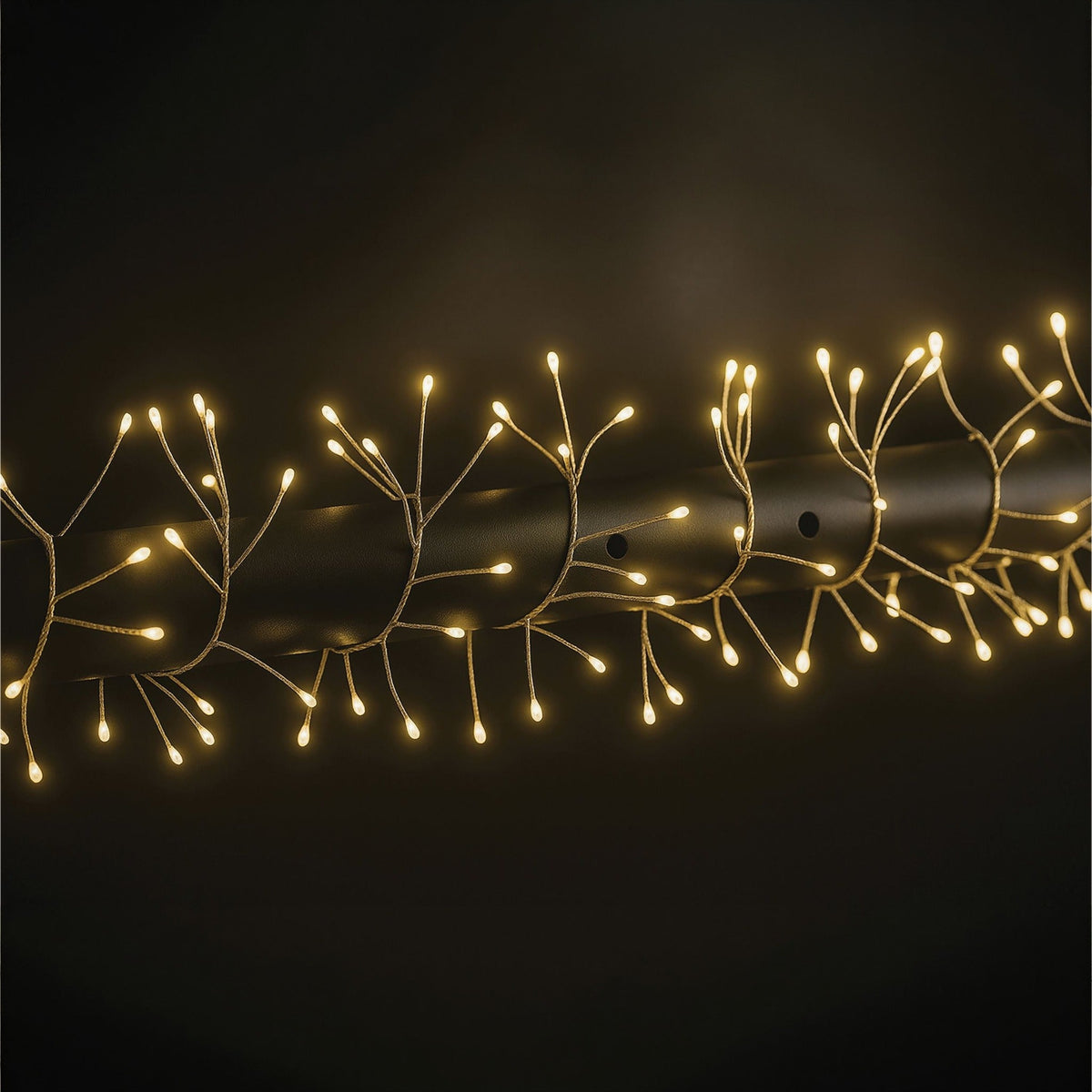 Xmas Haus Warm White Cluster Lights – Silver Wire, Multifunction Micro LED for Indoor & Outdoor Decoration_Indoor Christmas Decorations
