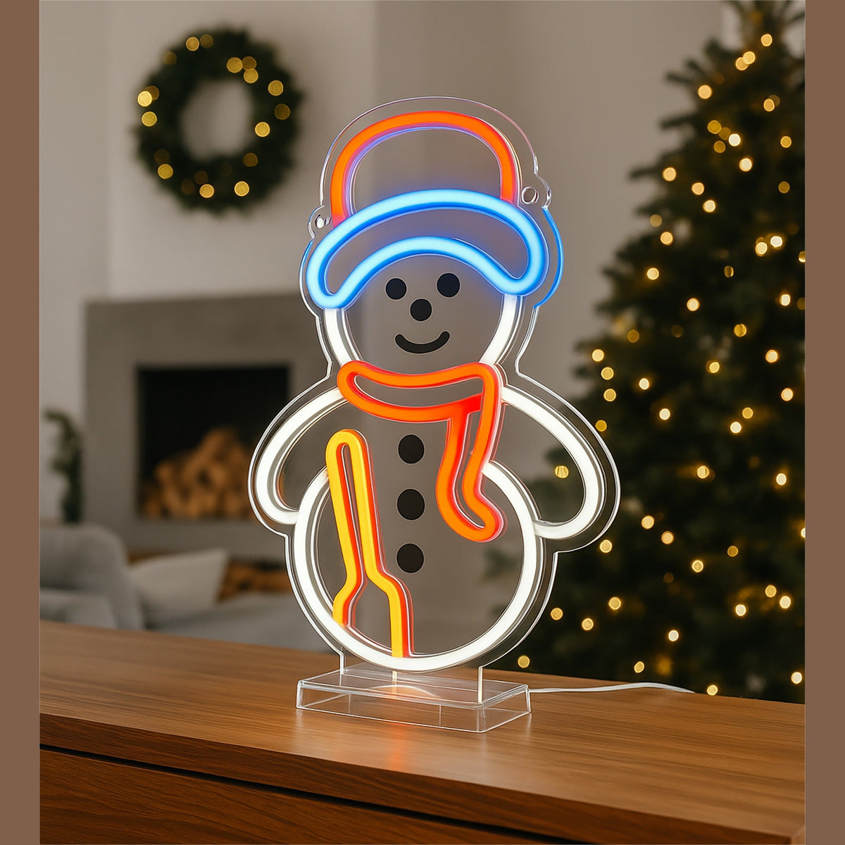 Xmas Haus LED Neon Festive Lights_Indoor Christmas Decorations