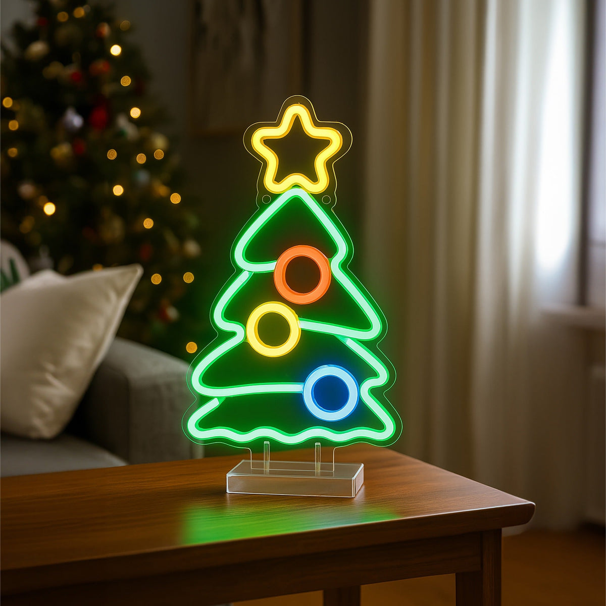 Xmas Haus LED Neon Festive Lights_Indoor Christmas Decorations