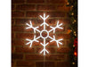 Xmas Haus Neon Effect Snowflake connect by USB 1.5m Cable - 36cm x 32cm - Indoor Only_Christmas Figures