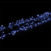 Xmas Haus White Pin Wire Cluster Lights Outdoor with 8 Functions Timer_Outdoor Christmas Decorations