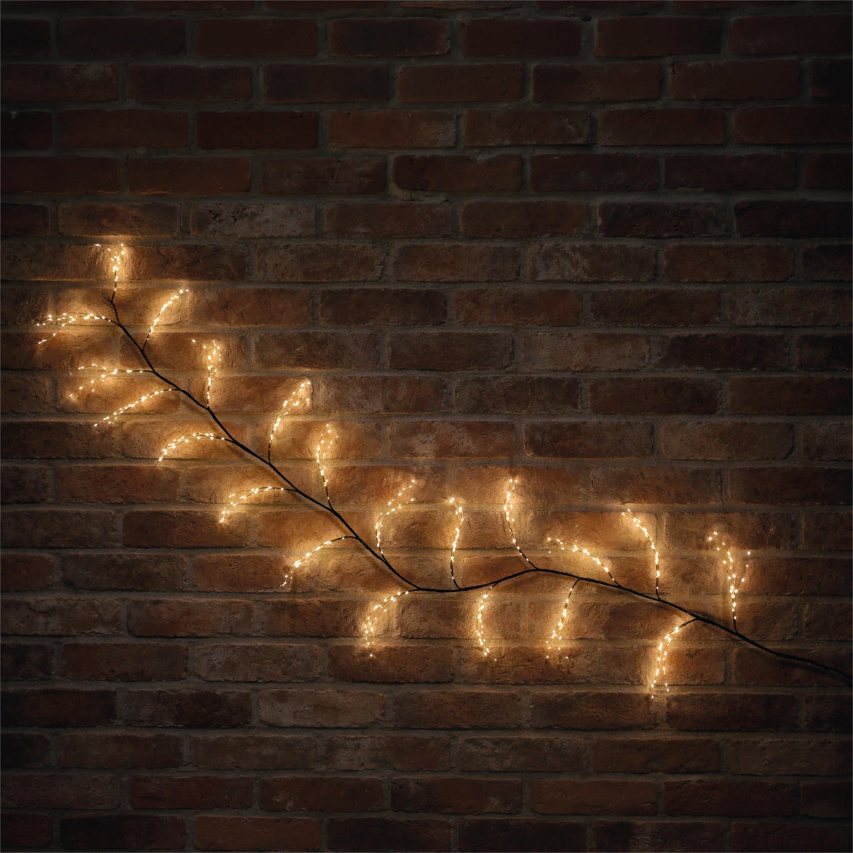 Xmas Haus Warm White LED Light Tree Black Branch Outdoor Decoration with Timer_Outdoor Christmas Decorations