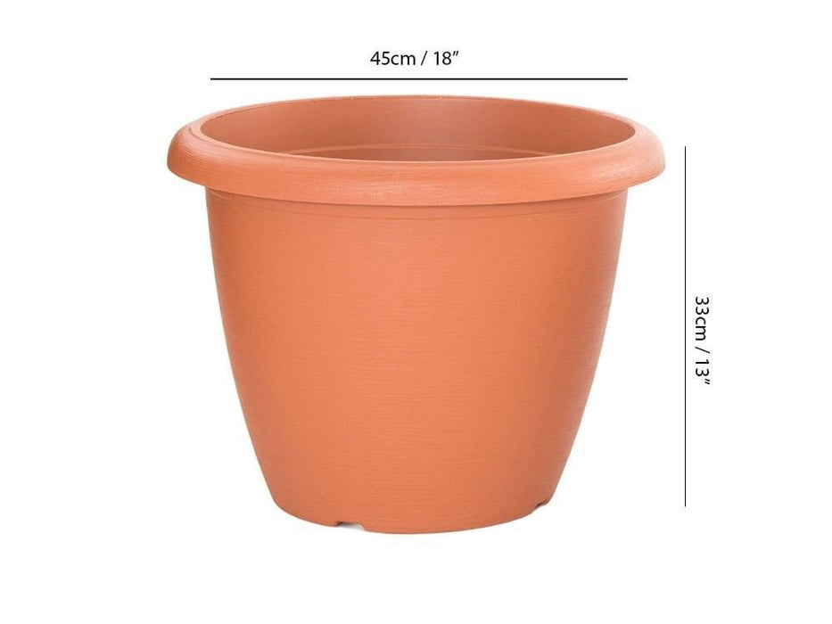 large plastic plant pots terracotta Terracotta Plastic Eco Pot | Garden Flower Pot