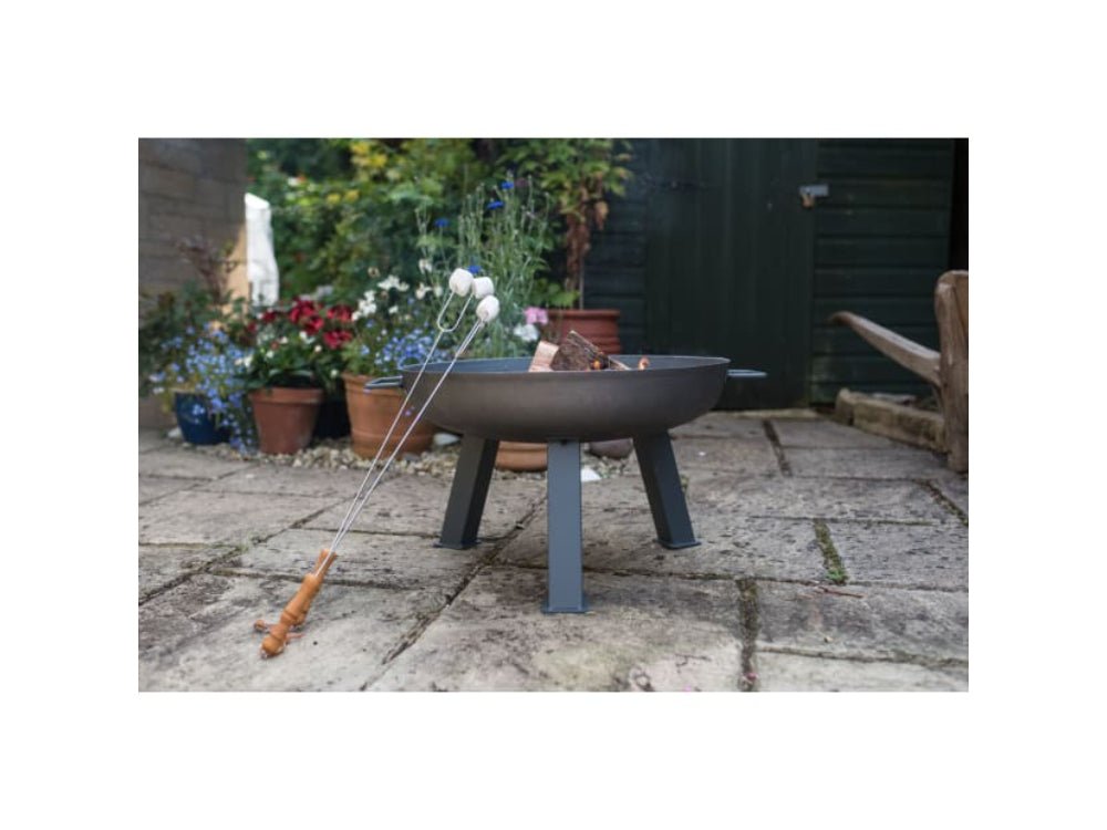 Glastonbury Fire Pit - Cast Iron designed to Rust_Fire Bowls & Burners