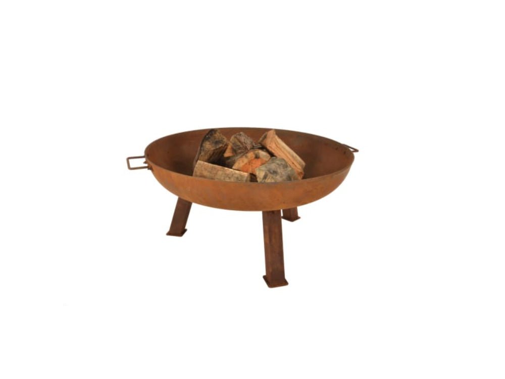 Glastonbury Fire Pit - Cast Iron designed to Rust_Fire Bowls & Burners