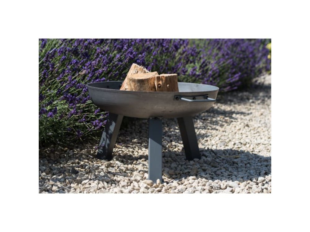 Glastonbury Fire Pit - Cast Iron designed to Rust_Fire Bowls & Burners