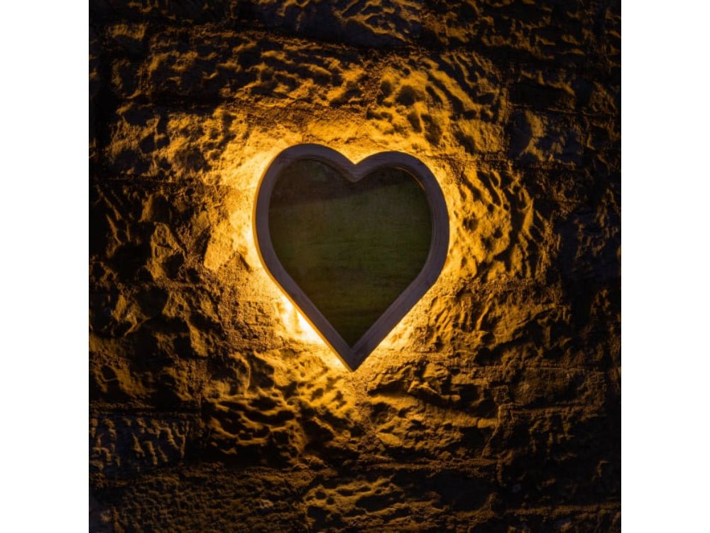 Heart Solar Mirror_Garden Mirrors