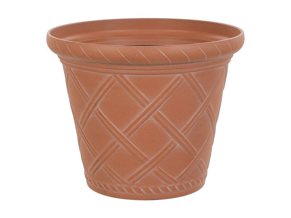 feather plant pots Latte Feather Pot| Garden Plant Pot