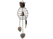 Pineapple Wind Chime – Decorative Outdoor Metal Hanging Garden Chime_Weather Range